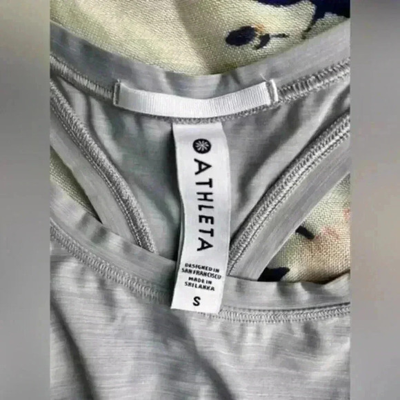 Athleta ‎ Racerback Tank Silver/Grey Women’s Small - Picture 7 of 9
